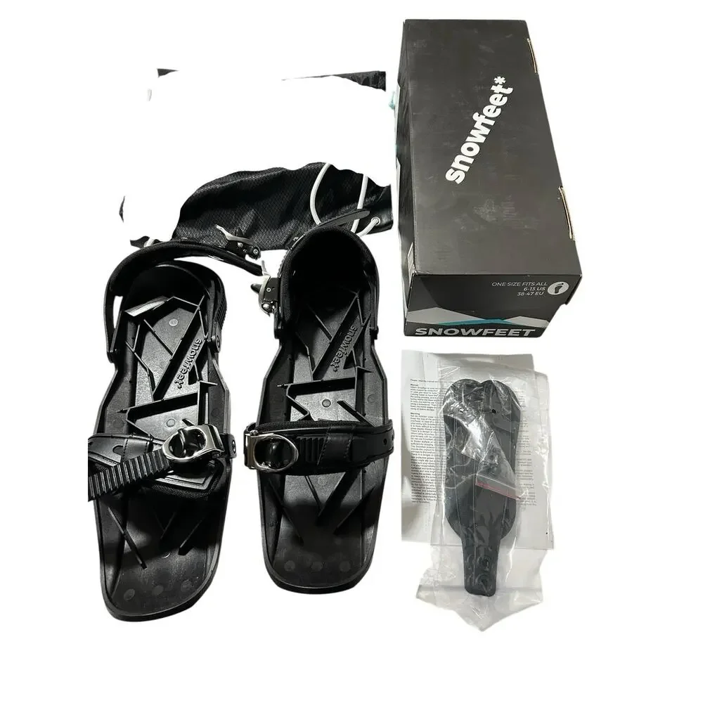 Snow Shoes Skates For Boots & Shoes Short Mini Skis Feet Snowblades Skiboards US